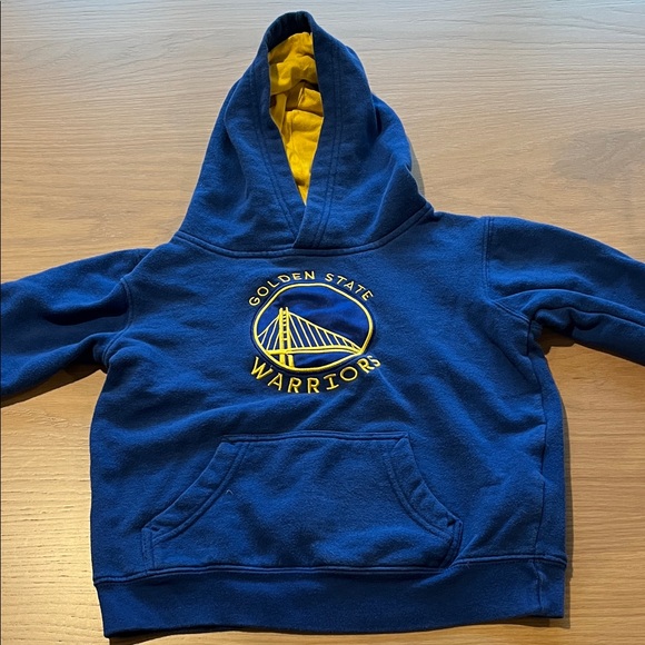 NBA Other - Golden State Warriors NBA kids issued embroidered Kids Blue Hoodie